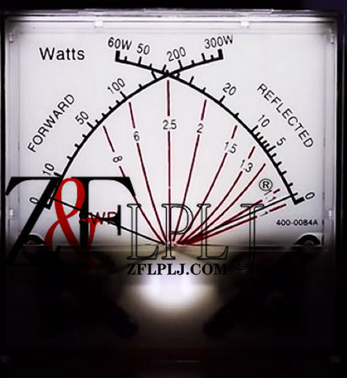 VSWR meter for radios, dual-needle power VSWR meter 60/300W, SWR Watt Meter 200UA/750 ohms,With backlight New Original 1PCS/LOT