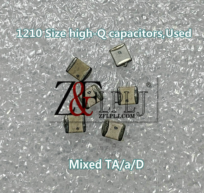 High-Q Multilayer Ceramic Capacitors MLCC - SMD 100B4R7JT500XT Mixed: a4R7J TA4R7J D4R7, Size1210 4.7pF 500V (Used/Not new)20pcs/lot
