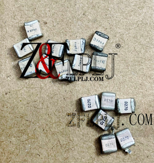 Porcelain Superchips Multilayer Capacitor 1210Size:1000PF 50V,10pF,24pF,27pF 500V,30pF,43pF,47pF,75pF 500V (Used/mixed) 10pcs