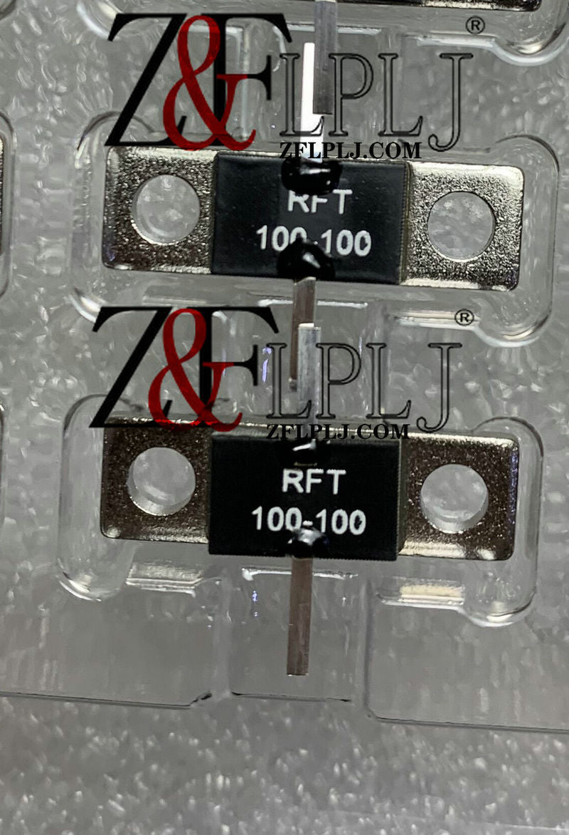 RFG100-100 Flange mounted resistor 100 Watts 100 ohms RFP 100-100 / 2 types shipped randomly, NEW Double lead 2PCS/LOT