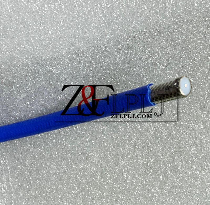 High-temperature resistan RG401-75 Ohms Semi-flexible RF coaxial cable/ excellent shielding performance, OD about 6.85mm,1 meter/LOT