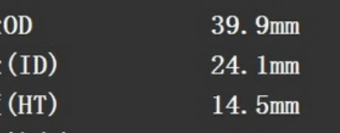 T157-2 High-frequency low-loss magnetic core (Made in China) 10pcs/lot