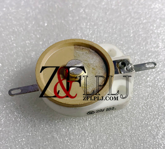 Ceramic trimmer capacitors 11.9*17.3mm: 5/20PF 5pF-20pF, 15/45pF, Fine-tuning capacitor 20PF-100PF 20/100pF(25*32mm),  10pcs/lot