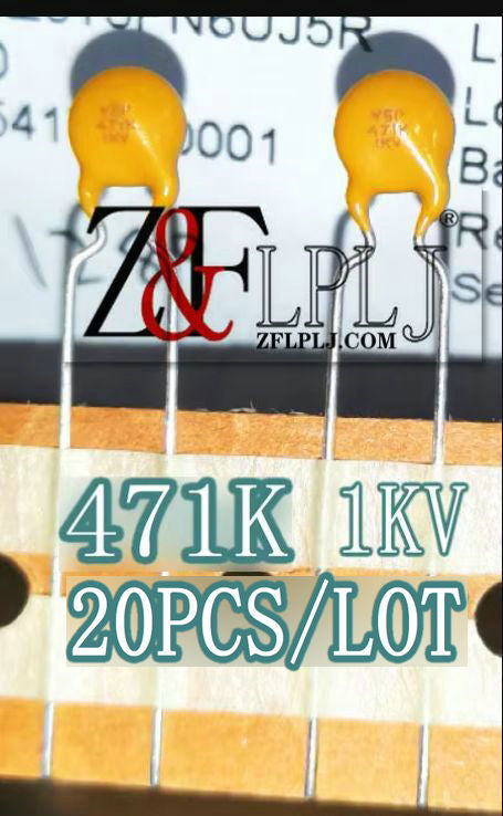S471K25Y  High Voltage Ceramic Capacitors Marking:471K 1KV, 470pF 1000V New Original  20PCS/LOT