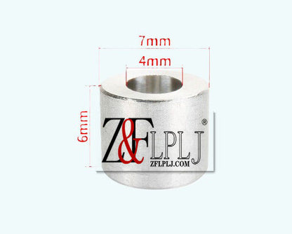 3D printer Parts:pulley isolation posts,aluminum tube,Multiple sizes: OD=10mm/8mm/7mm, Gasket Cylindrical tube, Isolation column 100PCS/LOT