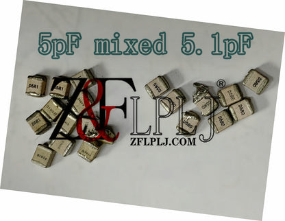 Ceramic Multilayer Capacitors High-Q Capacitor 100B5R0JT100XT 5.0pF 500V Size1210, Mixed:a5R0J D5R0 TA5R0K (Used,not new) 20pcs/lot