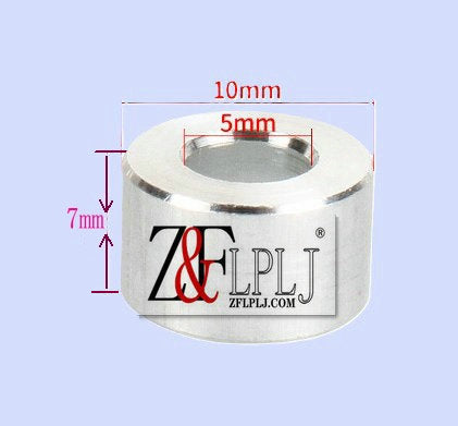 3D printer Parts:pulley isolation posts,aluminum tube,Multiple sizes: OD=10mm/8mm/7mm, Gasket Cylindrical tube, Isolation column 100PCS/LOT