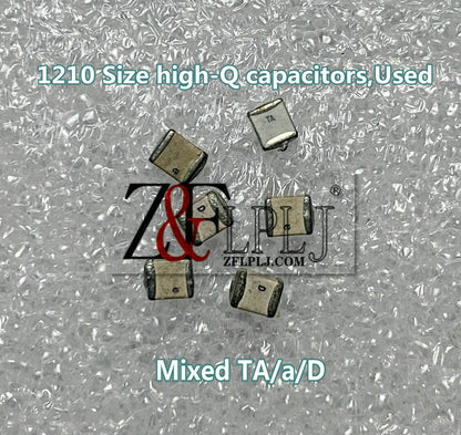 Ceramic Multilayer Capacitors High-Q Capacitor 100B821JT50XT 820pF 50V Size1210, Mixed:a821J D821 TA821K (Used,not new) 20pcs/lot