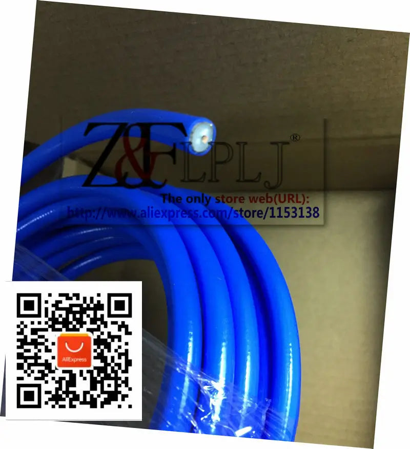 RG401 RG-401 50 ohms OD≈7mm  semi-flexible coaxial cable, feeder line, blue jacket  2 meters/lot