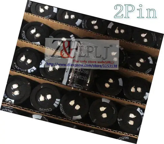 CD293 400V820UF 35mmX60mm/35*50mm / CD294 820UF 400V 35mm*65mm long life Electrolytic capacitor  2PIN New Original 5PCS/LOT