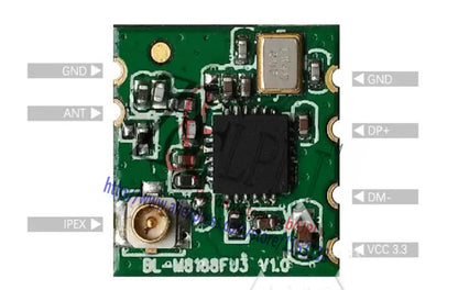 BL-M8188FU3 WIFI wireless module / RTL8188FTV wireless module with IPEX seat ,wifi module IPC camera New Original 10pcs/lot