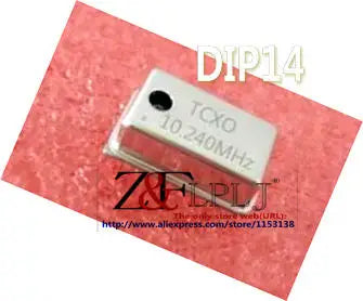 Crystal Oscillator TCXO 10.24MHz 10.24M 10.240MHz // 6.4MHz 6.400MHz 6.4M DIP14 & DIP8 (2 SIZES) NEW ORIGINAL 1PCS/LOT