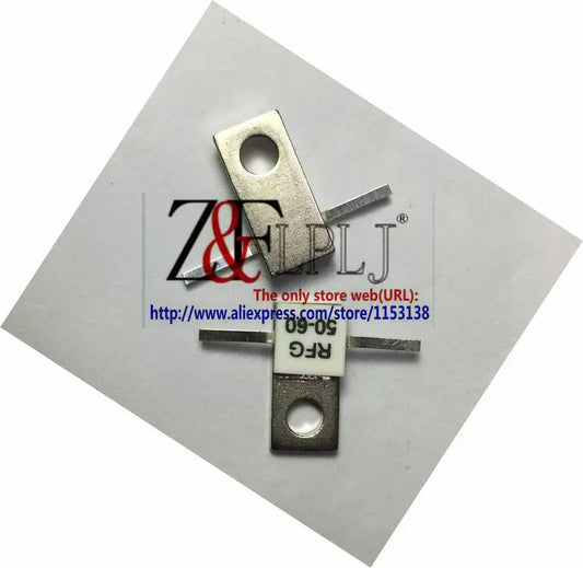 Flange resistance Microstrip high frequency resistance 60W 50R RFP60-50 / 60 Watts 50 Ohms RFG50-60 double PIN 2PCS/LOT