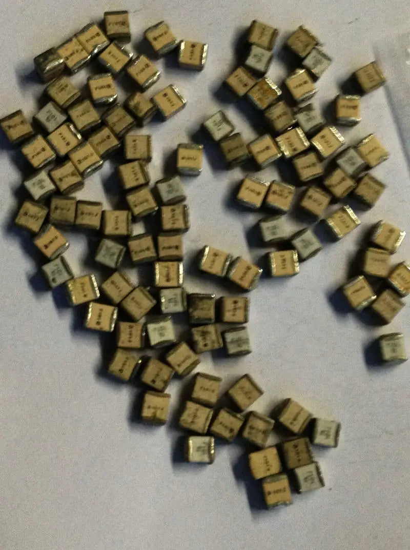 High-Q Multilayer Ceramic Capacitors MLCC - SMD 100B101JT500XT  Mixed: a101J TA101K D101 Size1210 100pF 500V (Used/not new)20pcs/lot
