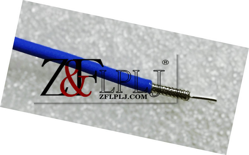 RF coaxial cable  25 ohms / 25OHM Coaxial Cable OD≈2.6mm / RFS086-25 RG-405 Semi-flexible silvering line Blue jacket 1 Meter/lot
