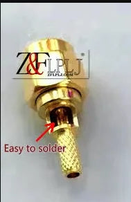 Easy welding type of Connector : SMA-J  (For cable OD≈5mm)   20pcs/lot
