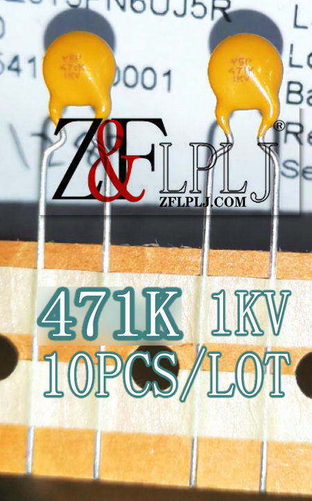 S471K25Y  High Voltage Ceramic Capacitors Marking:471K 1KV, 470pF 1000V New Original  10PCS/LOT
