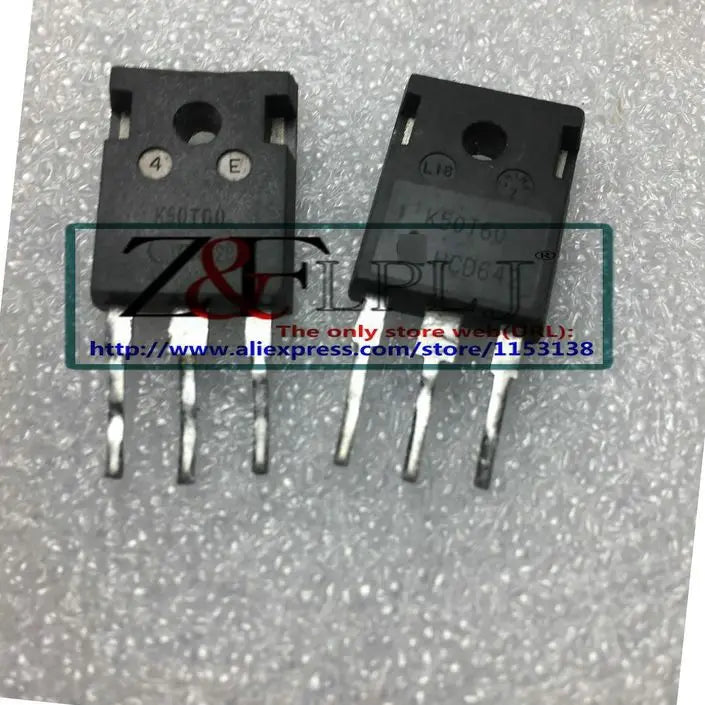 K50T60 IKW50N60T 50A 600V  IGBT Tube Used (Mixed long and short Legs) 20PCS/LOT