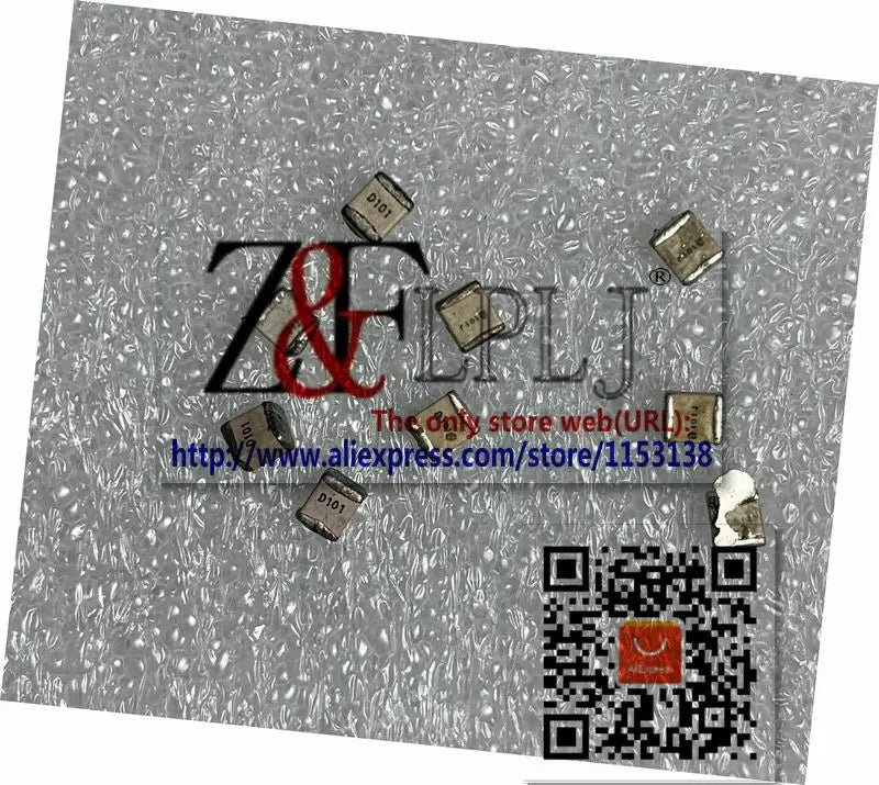 High-Q Multilayer Ceramic Capacitors MLCC - SMD 100B101JT500XT  Mixed: a101J TA101K D101 Size1210 100pF 500V (Used/not new)20pcs/lot