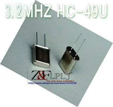 3.2Mhz 3.200Mhz 3.2M HC-49U/DIP2  Crystal Oscillator   100PCS/LOT