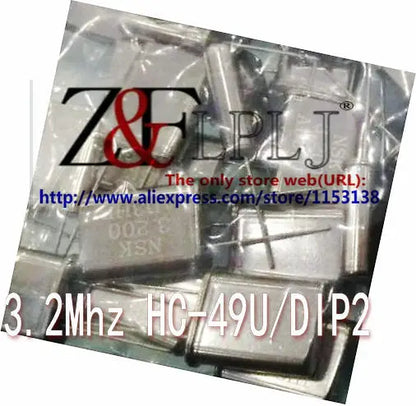 3.2Mhz 3.200Mhz 3.2M HC-49U/DIP2  Crystal Oscillator   100PCS/LOT