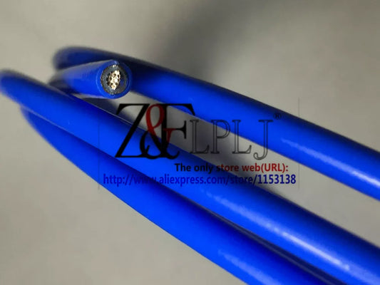 RF coaxial cable 12.5 Ohms/12.5 OHM¡À1.5R Low impedance semi-flexible coaxial cable OD=4.1MM  Blue,  1 Meter/lot