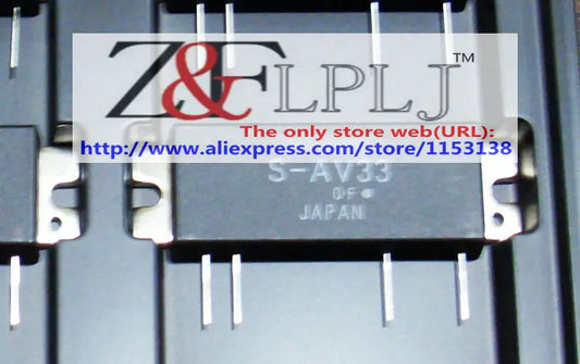 S-AV33 S-AV33A /FM RF POWER AMPLIFIER MODULE FOR 32W COMMERCIAL VHF RADIO APPLICATIONS New Original 1PCS/LOT