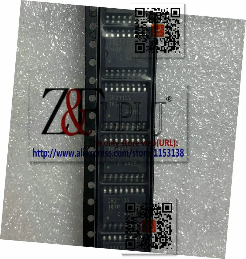 IR2113STRPBF IR2113S SOP-16 Driver 600V 2.5A 2-OUT Hi/Lo Side Non-Inv 16-Pin SOIC W T/R New Original 20pcs/lot